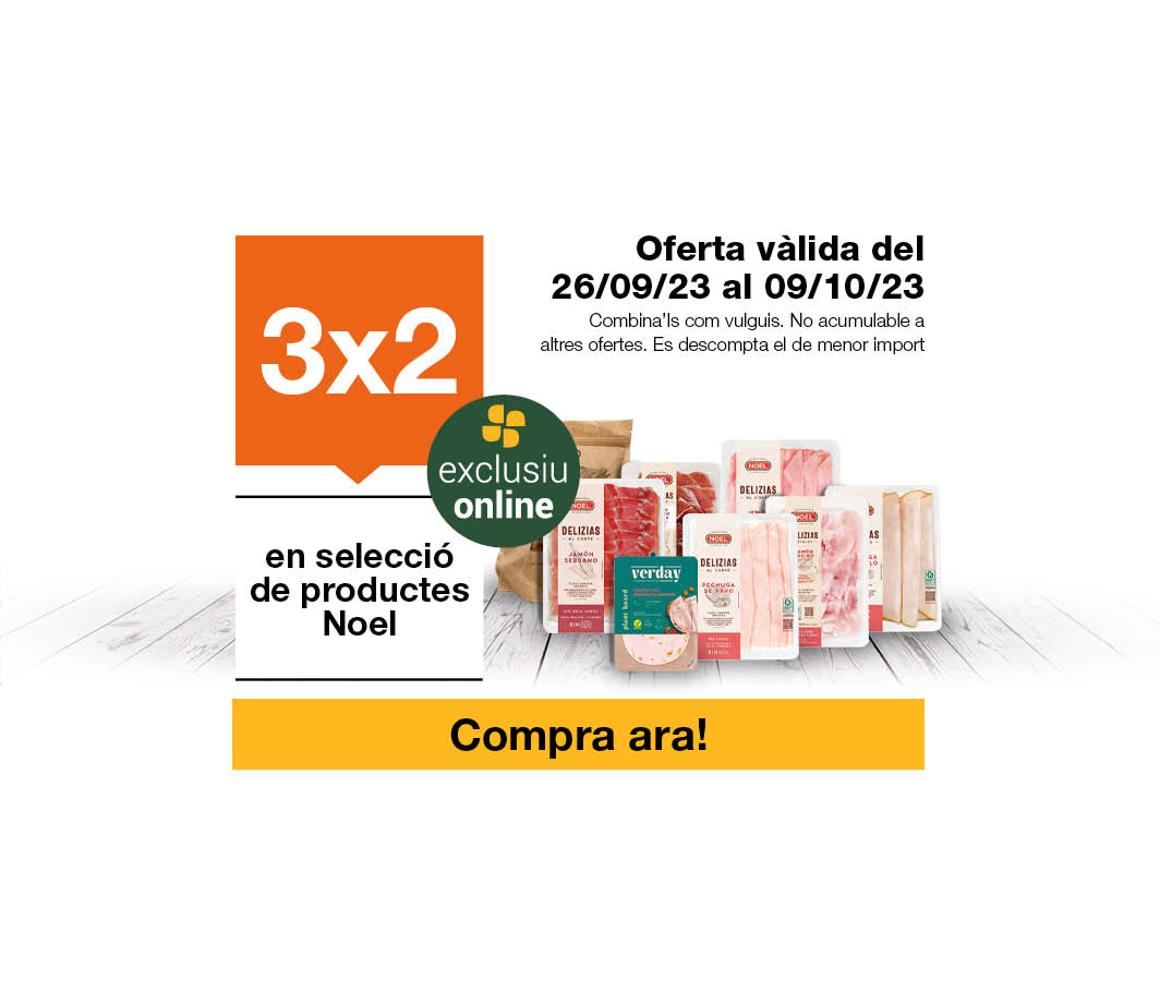 Fes clic aquí per veure el 3x2 en productes Noel -3- Pàgina de promoció