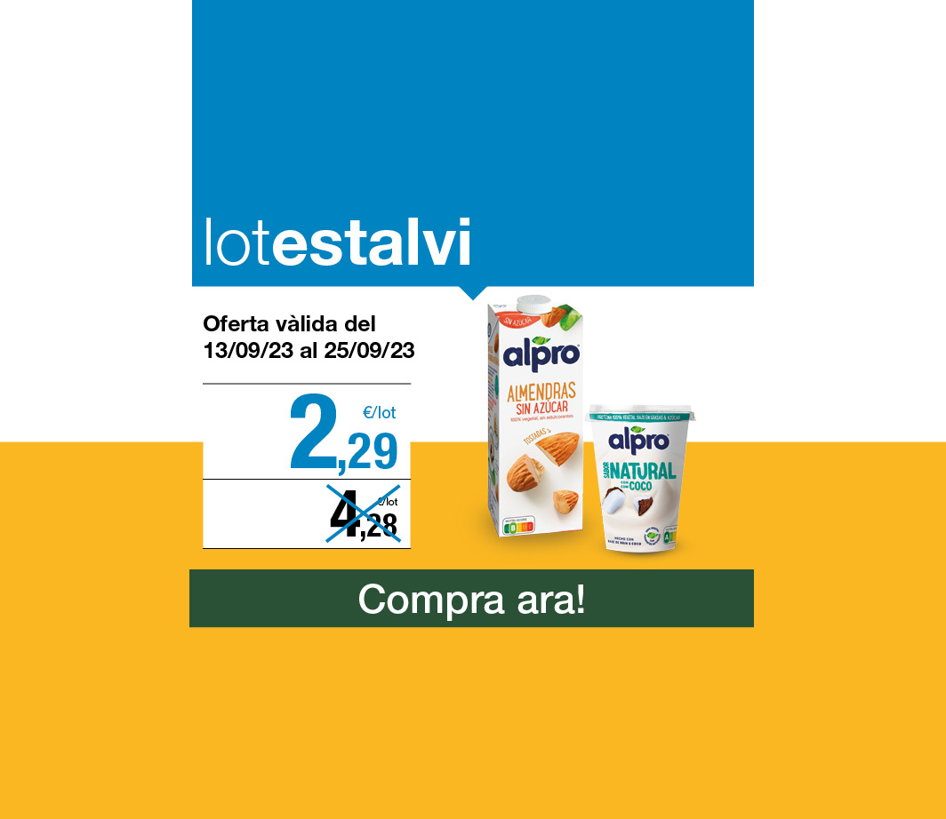 Clica aquí per veure el lot en productes vegetals -3- Pàgina de promoció