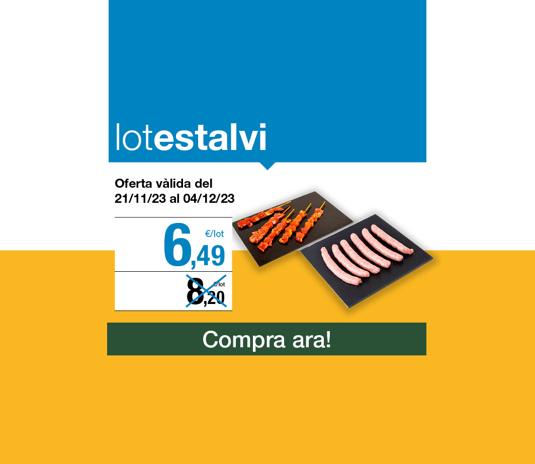 Fes clic aquí per veure el lot estalvi en carn  -3- Pàgina de promoció