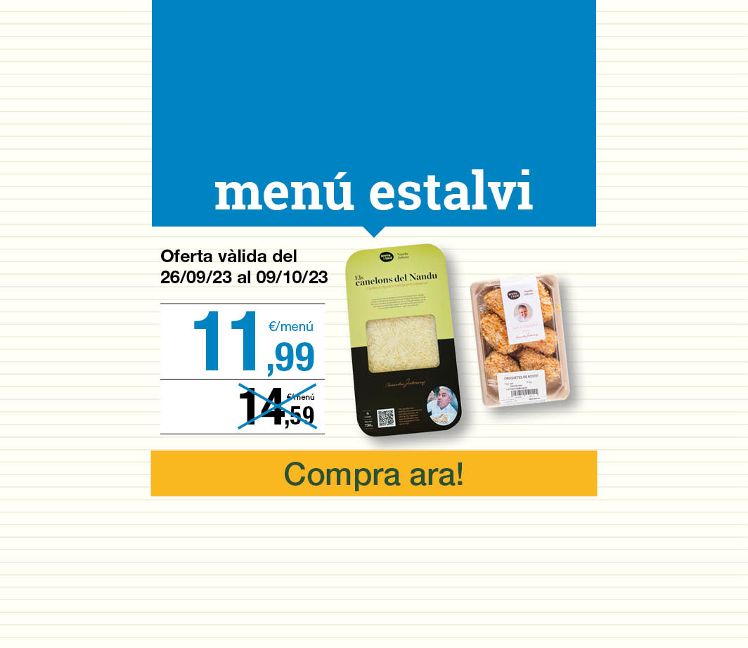 Fes clic aquí per veure el menú estalvi familiar -3- Pàgina de promoció