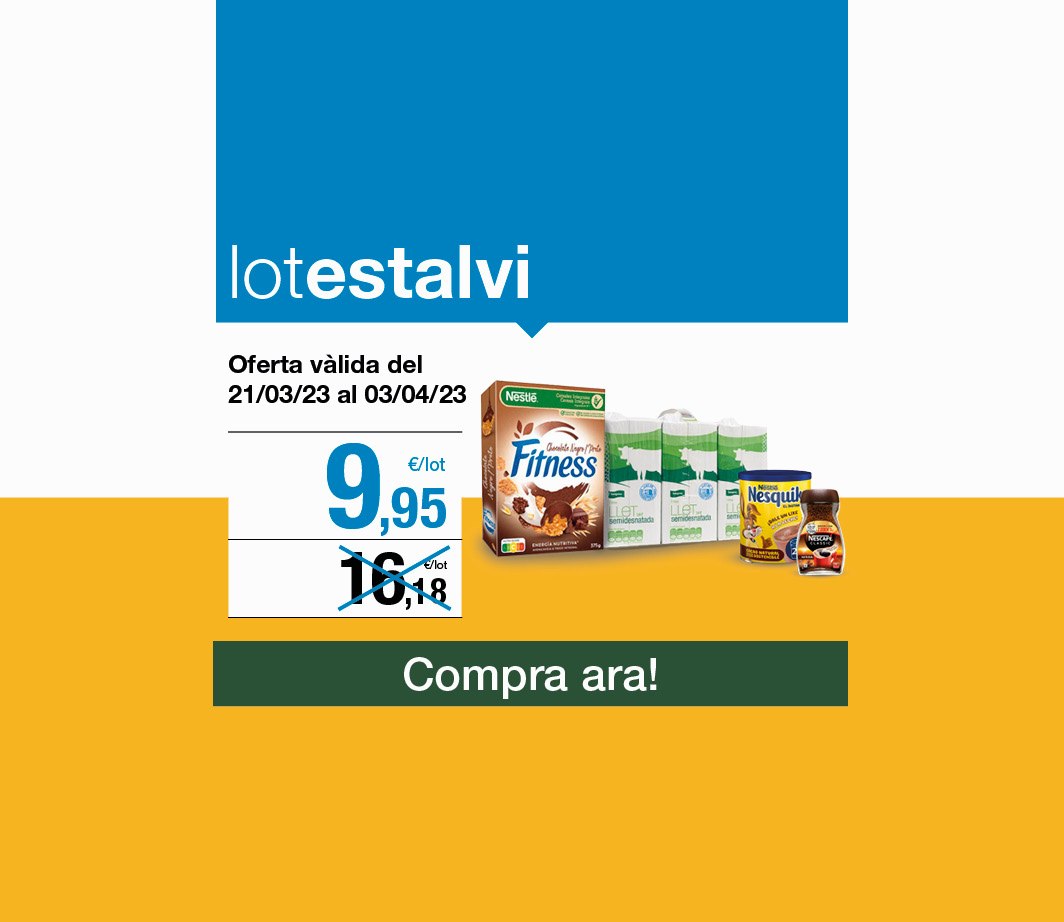 Fes clic aquí per veure el lot estalvi esmorzar -3- Pàgina de promoció