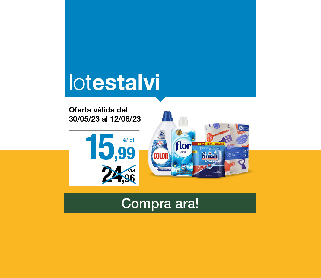 Fes clic aquí per veure el lot estalvi drogueria -3- Pàgina de promoció