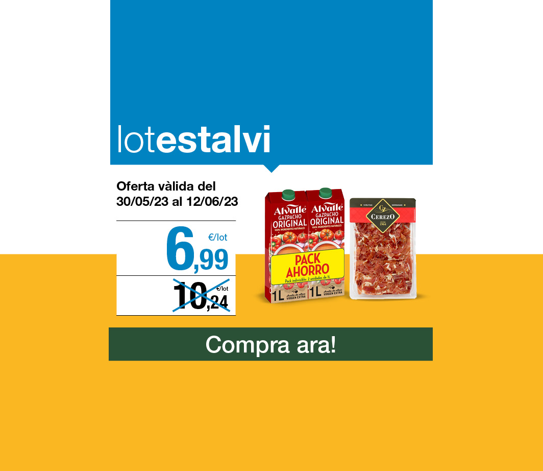 Fes clic aquí per veure el lot estalvi gaspatxo -3- Pàgina de promoció