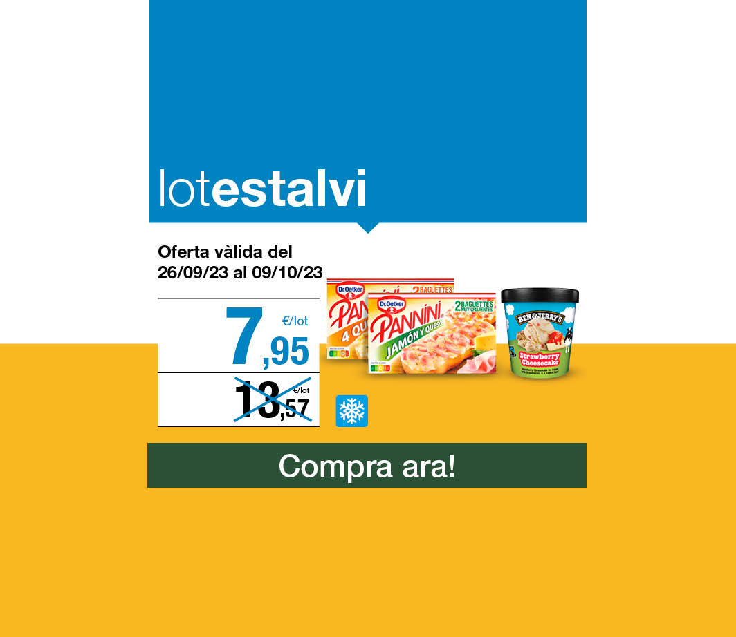 Fes clic aquí per veure el lot estalvi pannini -3- Pàgina de promoció