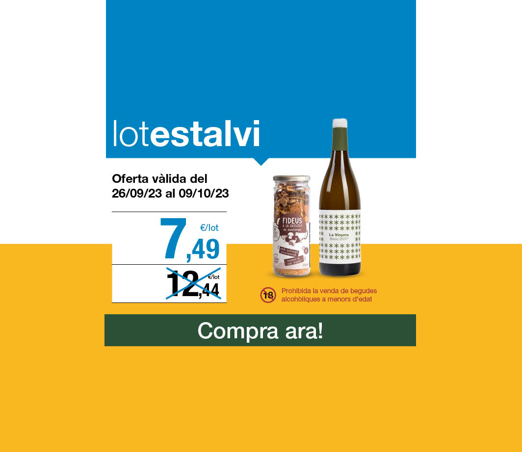 Fes clic aquí per veure el lot estalvi fideuà -3- Pàgina de promoció