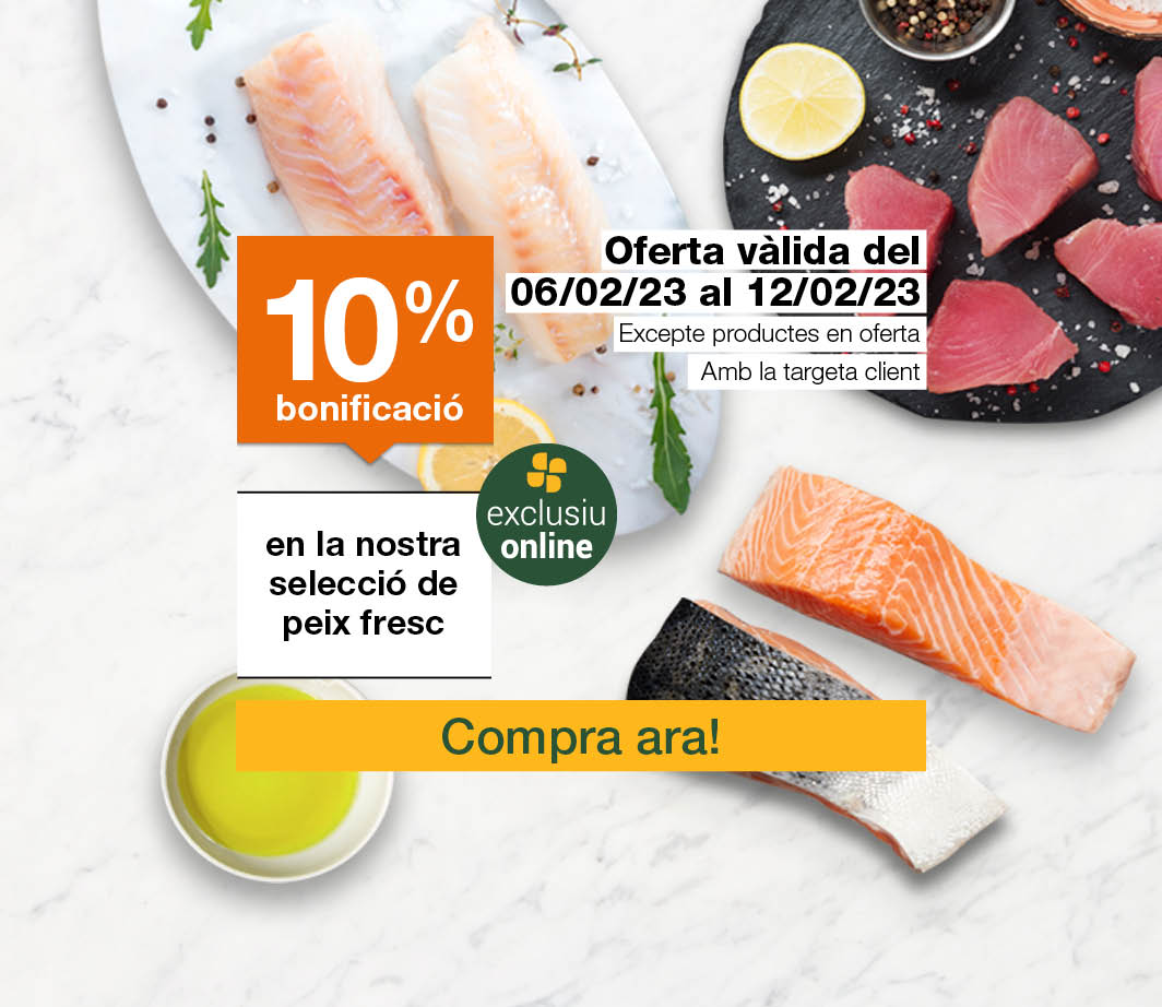 Fes clic aquí per veure el 10% de bonificació en peix fresc -3- Pàgina de promoció