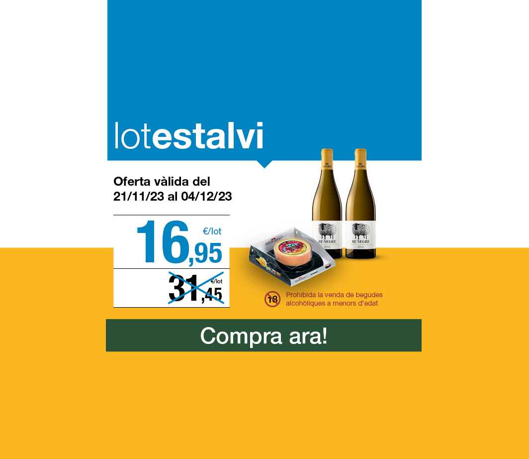 Fes clic aquí per veure el lot estalvi formatges -3- Pàgina de promoció