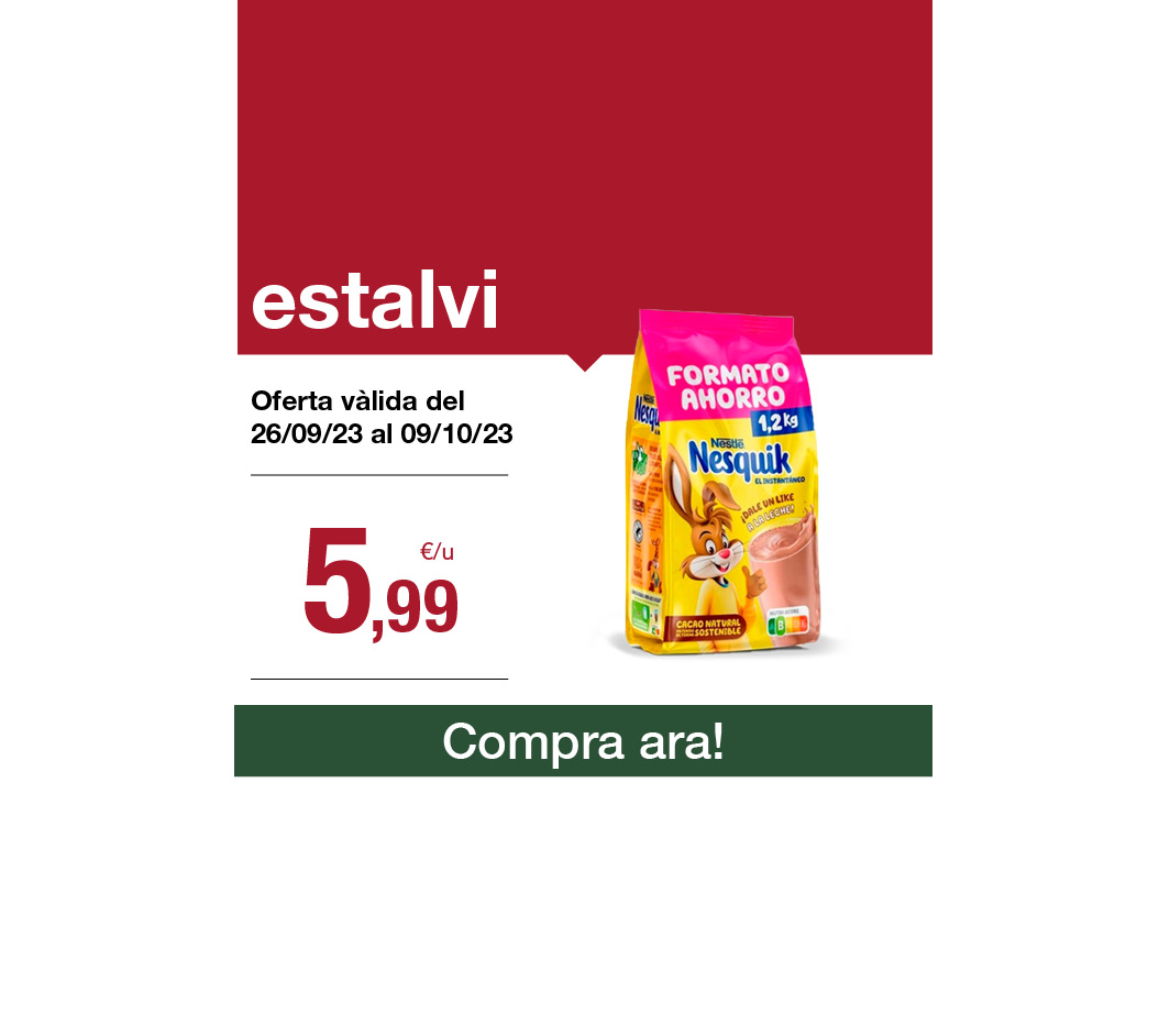 Fes clic aquí per veure l'estalvi en Nesquik -3- Pàgina de detalls de producte