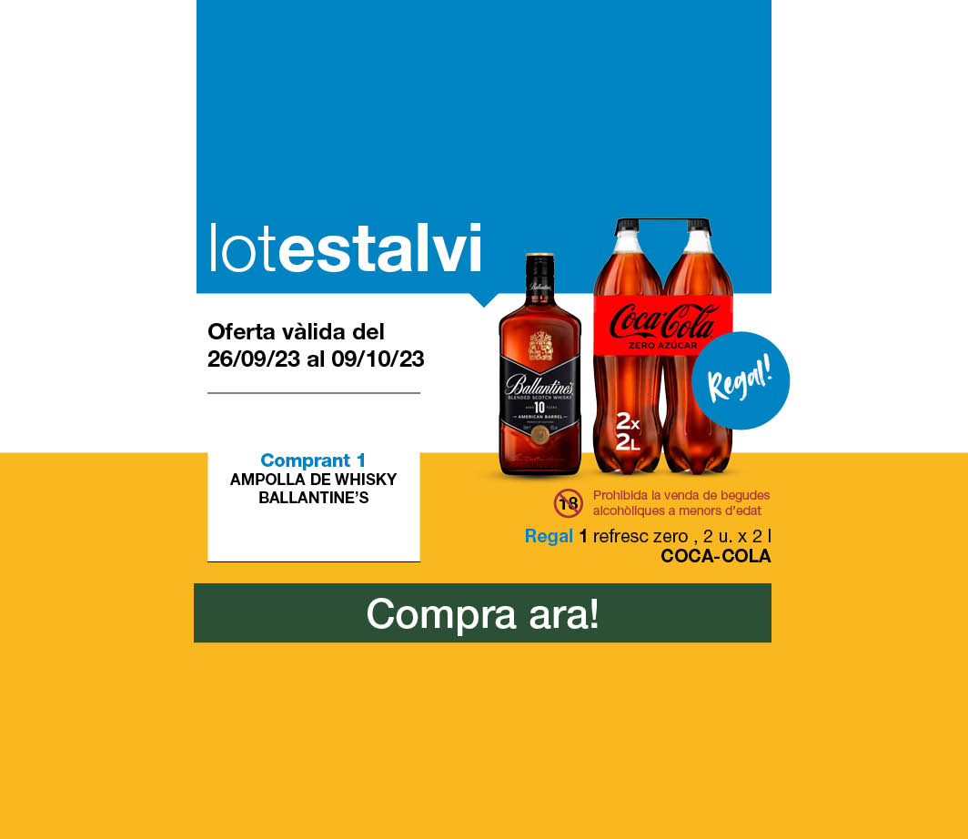Fes clic aquí per veure el lot estalvi combinat Ballentine's  -3- Pàgina de promoció