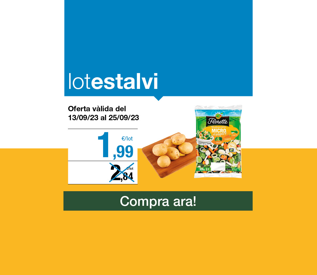 Clica aquí per veure el lot en verdures -3- Pàgina de promoció