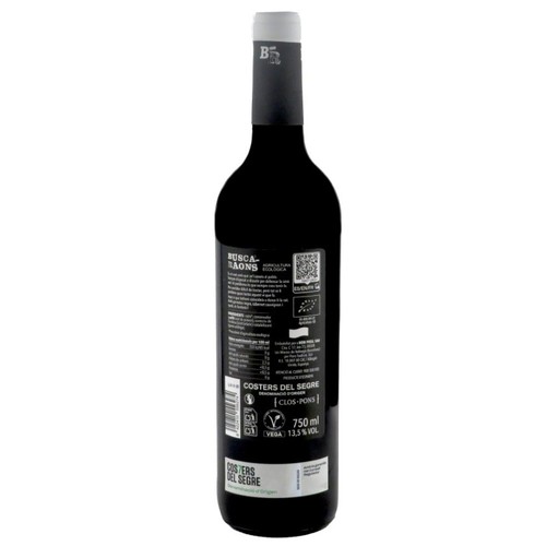 BUSCA-RAONS Vi negre ecològic DO Costers del Segre