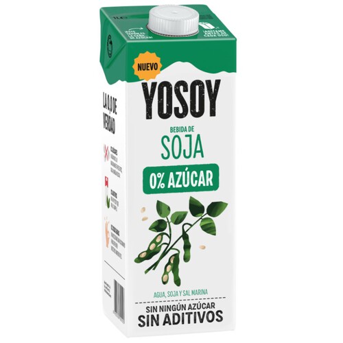 YOSOY Beguda de soja sense sucres afegits en cartró