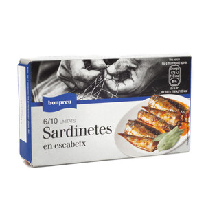 BONPREU Sardinetes en escabtex