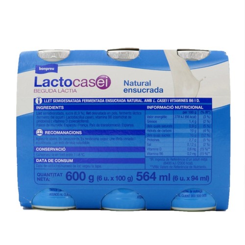 BONPREU Beguda làctia natural Lactocasei