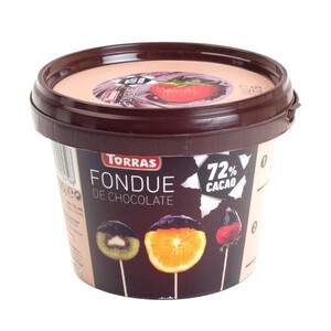 TORRAS Chocolate para fondue 72% 0.22kg