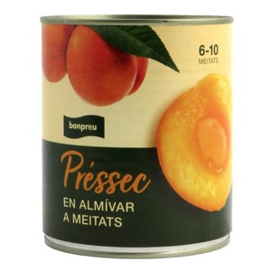BONPREU Melocotón en almíbar