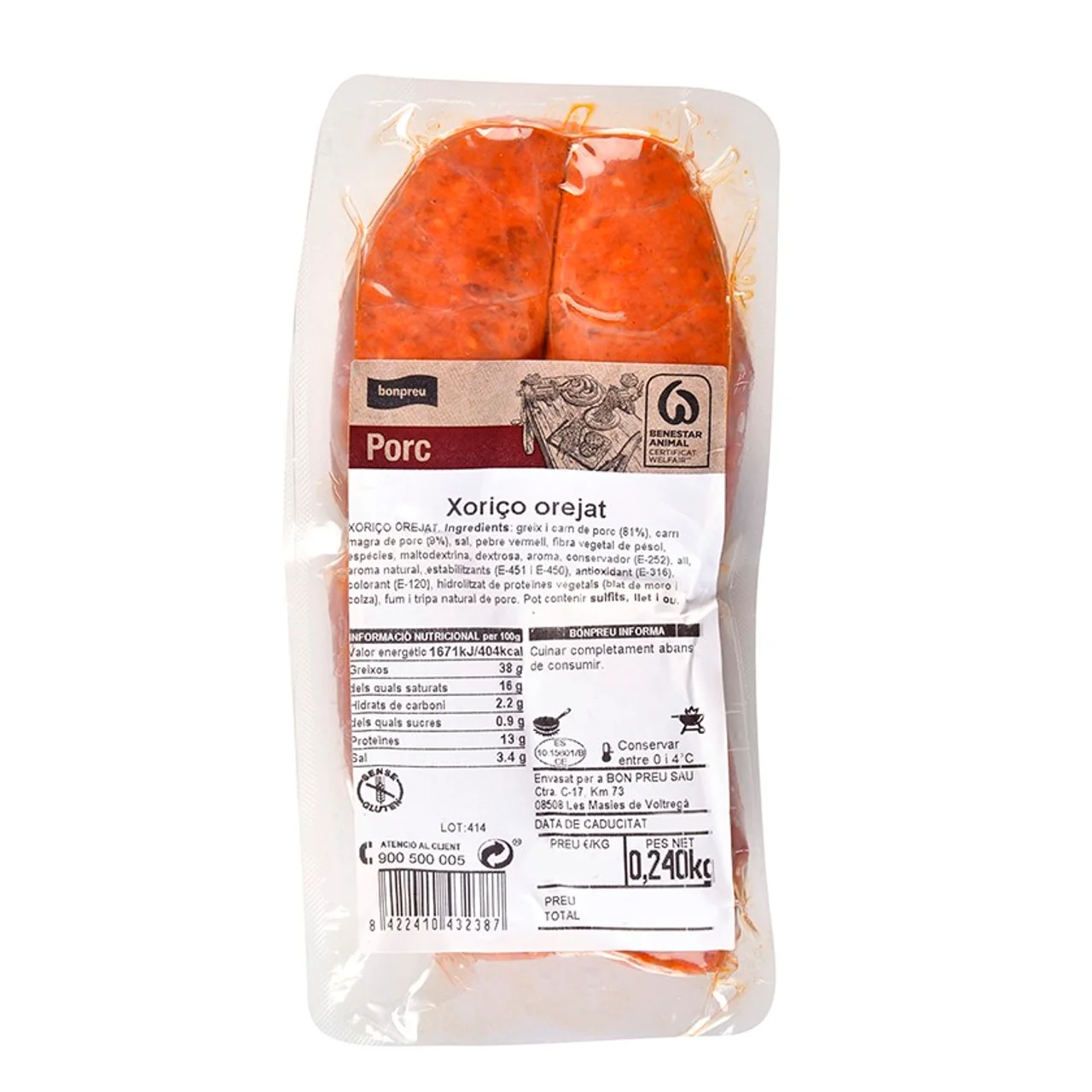 BONPREU Chorizo