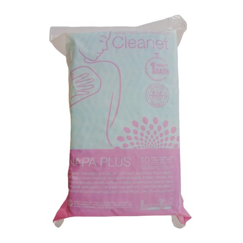 CLEANET Esponja sabonosa d'un sol ús