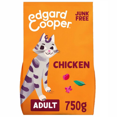 EDGARD & COOPER Menjar pollastre adult per a gat