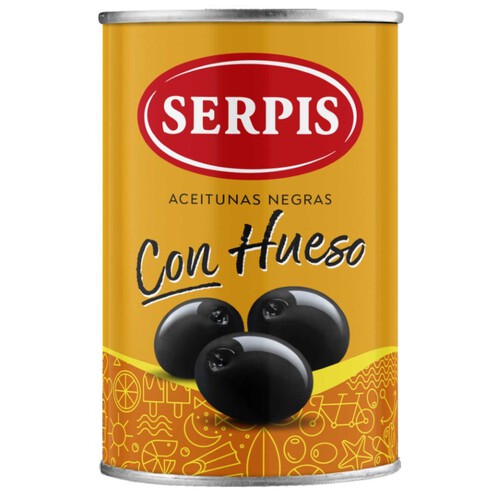 SERPIS Olives "cacereñas" negres amb pinyol