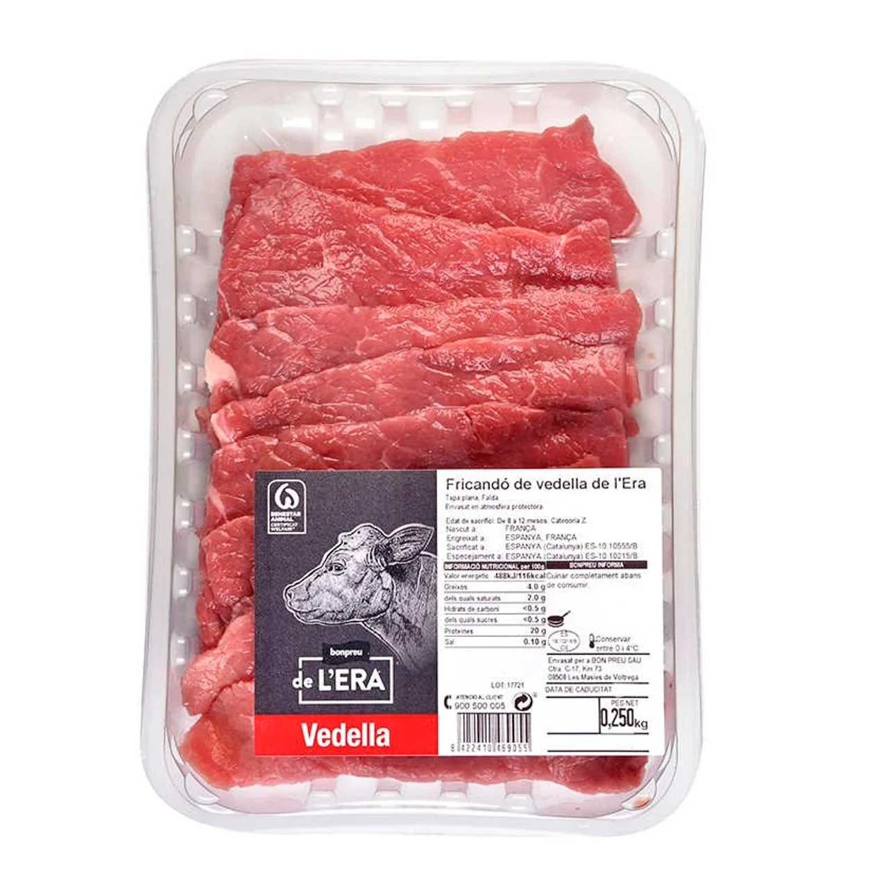 BONPREU DE L'ERA Fricandó de ternera