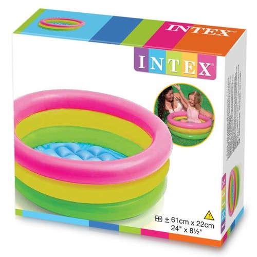 INTEX Piscina nadons multicolors 61cm