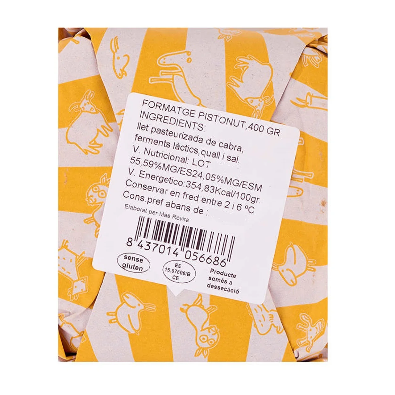 Queso curado de cabra Pistonut Km0