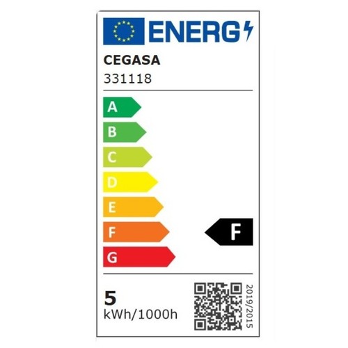 CEGASA Bombeta Led E14 llum freda 5W-6.500K