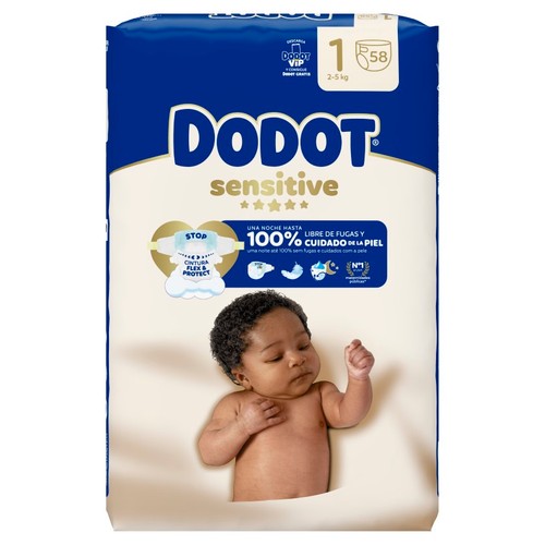 DODOT SENSITIVE Bolquers T1 (2-5 kg)
