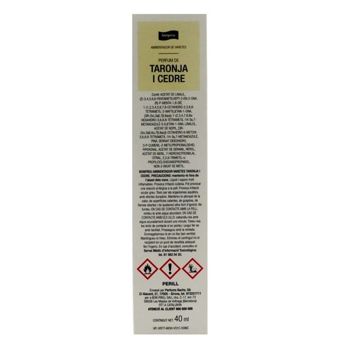 BONPREU Ambientador varetes perfum taronja i cedre