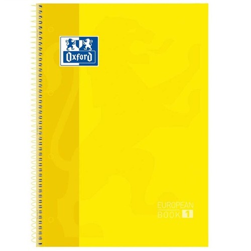 OXFORD Quadern A4 quadricula color groc