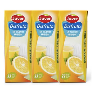 Imagen de JUVER DISFRUTA Beguda de suc de taronja sense sucres en cartró