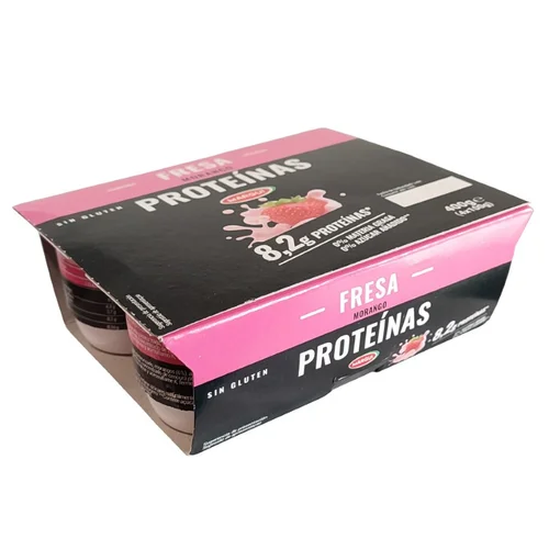 Postre proteico de arándanos