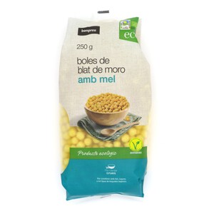 Imagen de BONPREU Boles de cereals blat de moro amb mel ecològiques