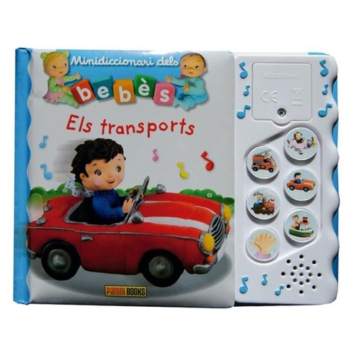 ED. PANINI BOOKS Llibre Sonor Minidiccionari dels bebès. Els transports