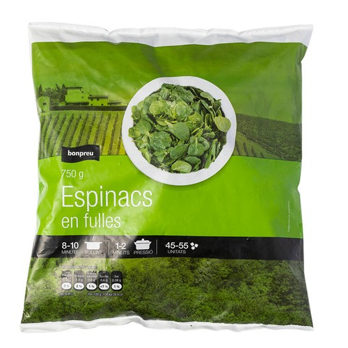 BONPREU Espinacs en fulles