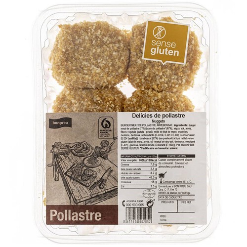BONPREU Nuggets delícies de pollastre