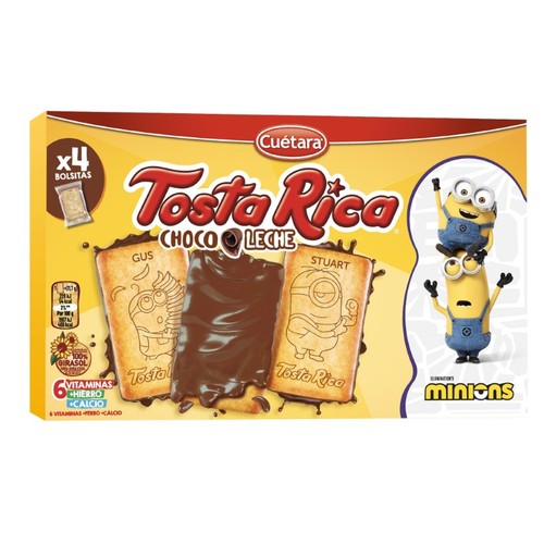 TOSTA RICA Galetes de xocolata amb llet