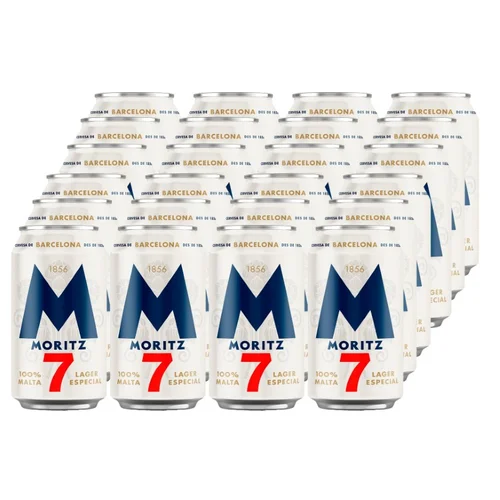 Cerveza con limón 24x33cl en lata