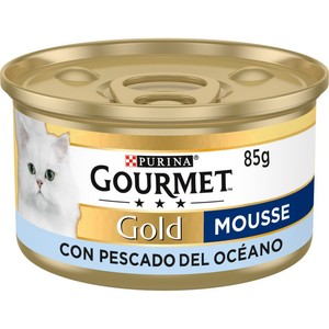 Imagen de GOURMET GOLD Menjar en mousse de peix de l'oceà per a gat adult