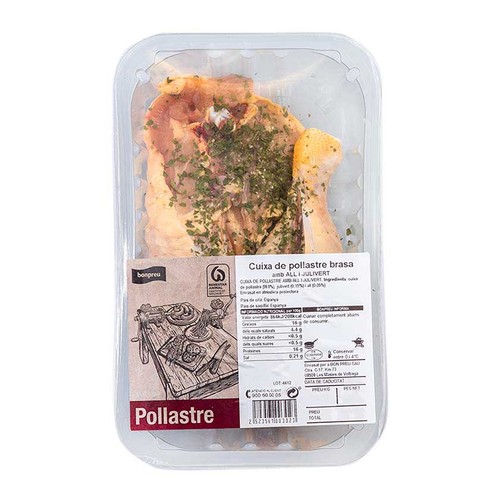 BONPREU Cuixa de pollastre a la brasa amb all i julivert