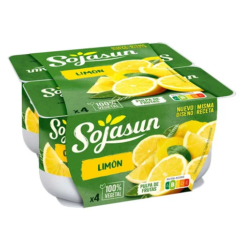 Producto vegetal de soja con sabor a café