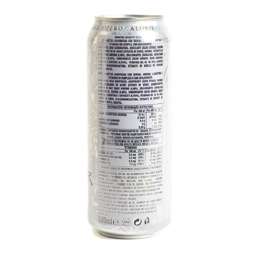 MONSTER Beguda energètica Ultra White en llauna