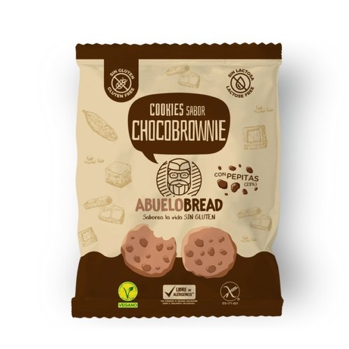 ABUELOBREAD Galetes de xocolata brownie sense gluten