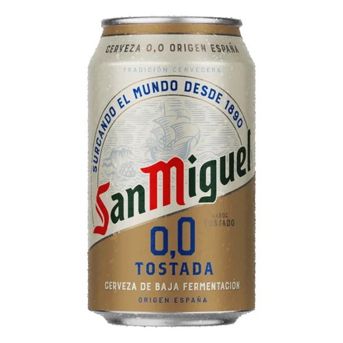 Cerveza sin alcohol en alta