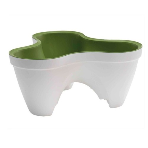 KETER Test apilable blanc i verd Ivy