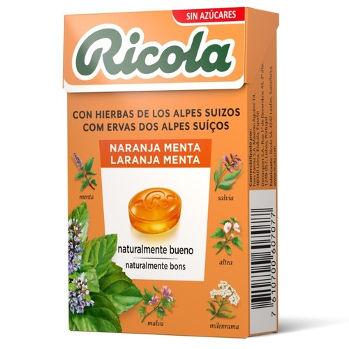 RICOLA Caramels taronja i menta