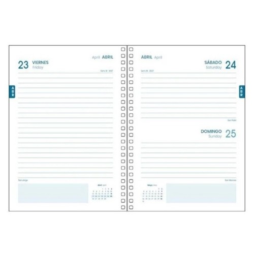 DOHE Agenda escolar 2026/27 dia