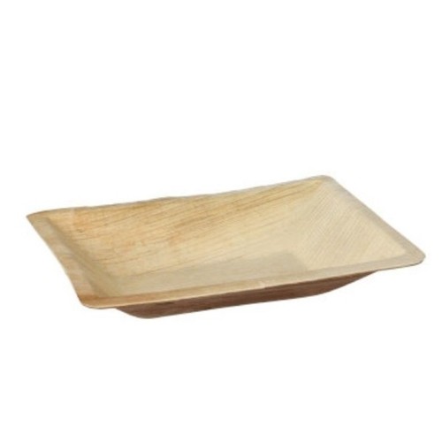 PAPSTAR Plats quadrat de fulla de palma  3x17x12cm
