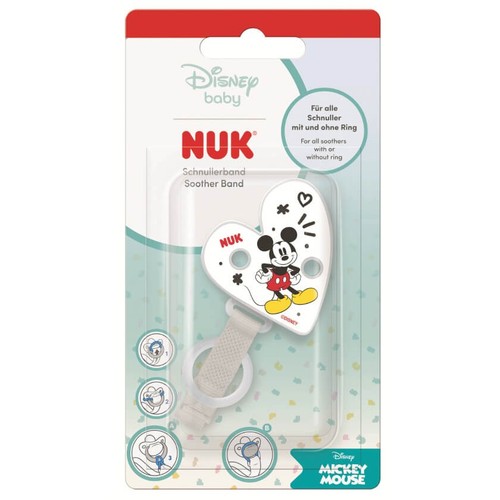 NUK Cinta per subjectar el xumet Mickey Mouse